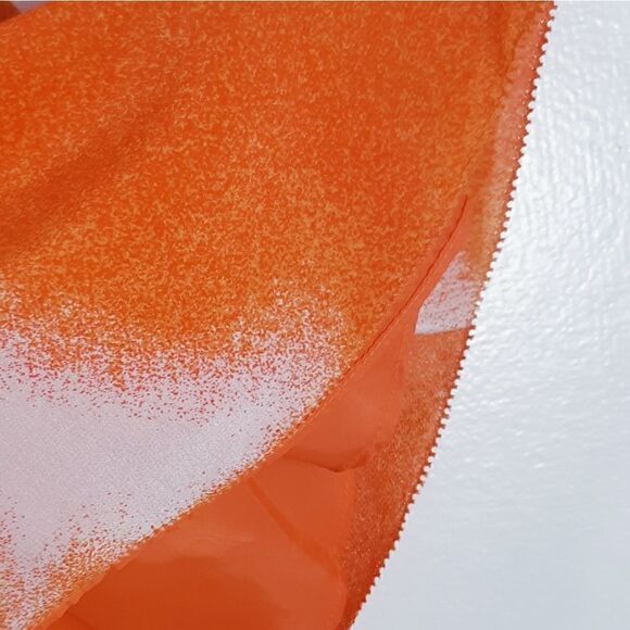 100% Silk NWOT Kenneth Cole NY Tangerine Splash Racerback Top - Picture 4 of 8